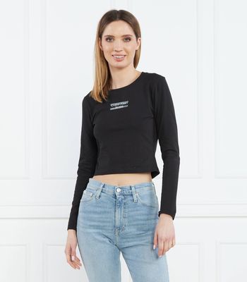 Bluzka damska jesienna Calvin Klein Jeans ze sklepu: Gomez Fashion Store w kategorii: Bluzki damskie - zdjęcie 874714-BD9-10338_CJ232W000105A81