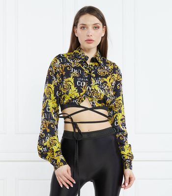 Koszula damska w stylu młodzieżowym Versace Jeans Couture ze sklepu: Gomez Fashion Store w kategorii: Koszule damskie - zdjęcie 874714-BD9-10338_VR232W000110A06