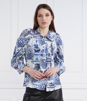 Koszula damska casualowa SILVIAN HEACH ze sklepu: Gomez Fashion Store w kategorii: Koszule damskie - zdjęcie 874714-BD9-10338_SH232W000005148