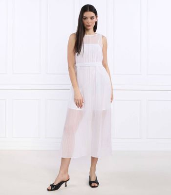 Armani Exchange - Sukienka na wiosnę ze sklepu: Gomez Fashion Store w kategorii: Sukienki - zdjęcie 874714-BD9-10338_AX232W000050101