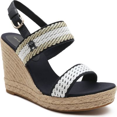 Espadryle damskie na lato Tommy Hilfiger ze sklepu: Gomez Fashion Store w kategorii: Espadryle damskie - zdjęcie 874714-BD9-10338_TH232W000030287