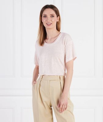 Bluzka damska wiosenna Samsøe Samsøe ze sklepu: Gomez Fashion Store w kategorii: Bluzki damskie - zdjęcie 874714-BD9-10338_SS232W000001022
