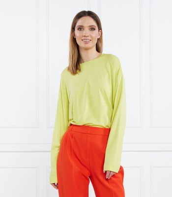 Bluzka damska casualowa Samsøe Samsøe ze sklepu: Gomez Fashion Store w kategorii: Bluzki damskie - zdjęcie 874714-BD9-10338_SS232W000007026