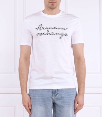 T-shirt męski młodzieżowy Armani Exchange ze sklepu: Gomez Fashion Store w kategorii: T-shirty męskie - zdjęcie 874714-BD9-10338_AX232M000214100