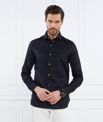 Koszula męska casual Emporio Armani ze sklepu: Gomez Fashion Store w kategorii: Koszule męskie - zdjęcie 874714-BD9-10338_EA232M000063J91