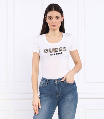 Bluzka damska wiosenna Guess ze sklepu: Gomez Fashion Store w kategorii: Bluzki damskie - zdjęcie 874714-BD9-10338_GJ232W000008F11