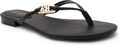 Klapki damskie LAUREN RALPH LAUREN ze sklepu: Gomez Fashion Store w kategorii: Klapki damskie - zdjęcie 874714-BD9-10338_RL232W000036001