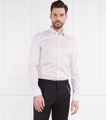 Koszula męska na wiosnę HUGO ze sklepu: Gomez Fashion Store w kategorii: Koszule męskie - zdjęcie 874714-BD9-10338_BU232M000127199