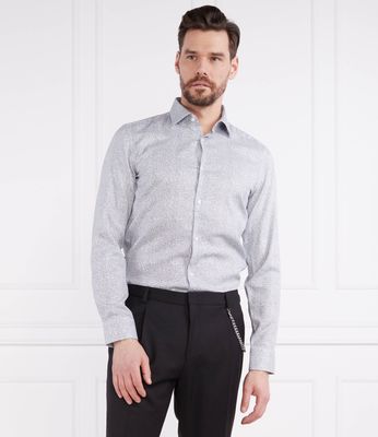 Koszula męska na wiosnę HUGO ze sklepu: Gomez Fashion Store w kategorii: Koszule męskie - zdjęcie 874714-BD9-10338_BU232M000129459