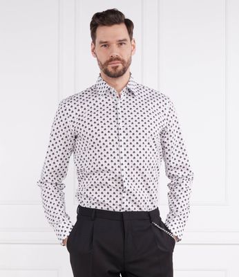 Koszula męska na wiosnę casual HUGO ze sklepu: Gomez Fashion Store w kategorii: Koszule męskie - zdjęcie 874714-BD9-10338_BU232M000141199