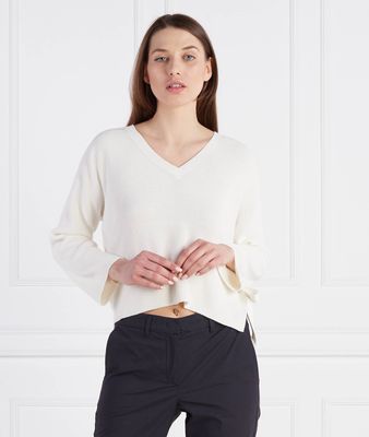 Sweter damski casualowy Marella ze sklepu: Gomez Fashion Store w kategorii: Swetry damskie - zdjęcie 874714-BD9-10338_MA232W000051004