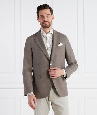 Marynarka męska klasyczny Oscar Jacobson ze sklepu: Gomez Fashion Store w kategorii: Marynarki męskie - zdjęcie 874714-BD9-10338_OJ232M000011052