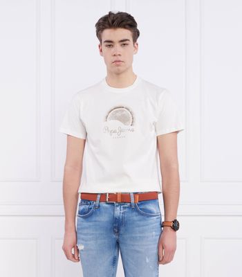 T-shirt męski Pepe Jeans London ze sklepu: Gomez Fashion Store w kategorii: T-shirty męskie - zdjęcie 874714-BD9-10338_PJ232M000051803