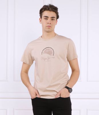 T-shirt męski casual Pepe Jeans London ze sklepu: Gomez Fashion Store w kategorii: T-shirty męskie - zdjęcie 874714-BD9-10338_PJ232M000051845
