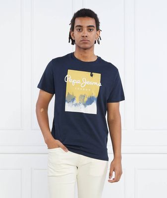 T-shirt męski na wiosnę Pepe Jeans London ze sklepu: Gomez Fashion Store w kategorii: T-shirty męskie - zdjęcie 874714-BD9-10338_PJ232M000055594