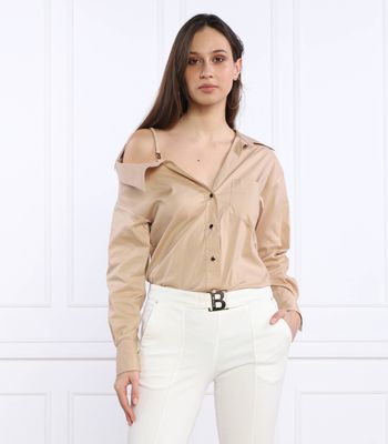 Koszula damska BluGirl Blumarine ze sklepu: Gomez Fashion Store w kategorii: Koszule damskie - zdjęcie 874714-BD9-10338_IR232W000030075