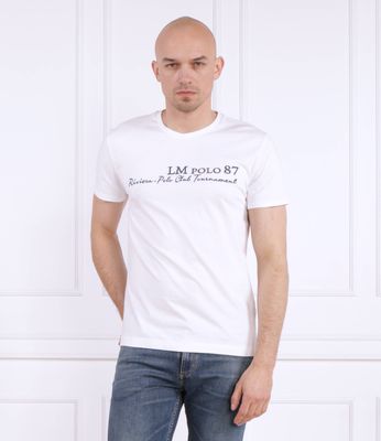 T-shirt męski La Martina ze sklepu: Gomez Fashion Store w kategorii: T-shirty męskie - zdjęcie 874714-BD9-10338_LR232M000033001