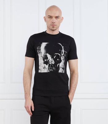 T-shirt męski John Richmond ze sklepu: Gomez Fashion Store w kategorii: T-shirty męskie - zdjęcie 874714-BD9-10338_JR232M000006001