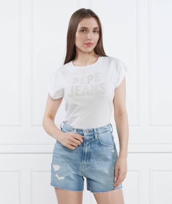 Bluzka damska na wiosnę Pepe Jeans London ze sklepu: Gomez Fashion Store w kategorii: Bluzki damskie - zdjęcie 874714-BD9-10338_PJ232W000067800