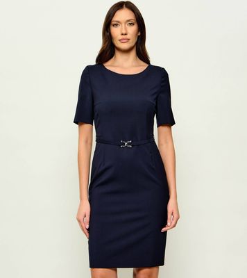 Sukienka BOSS BLACK ze sklepu: Gomez Fashion Store w kategorii: Sukienki - zdjęcie 874714-BD9-10338_BB232W000040404