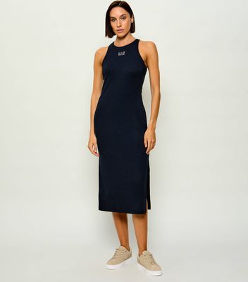Sukienka elegancka EA7 ze sklepu: Gomez Fashion Store w kategorii: Sukienki - zdjęcie 874714-BD9-10338_E7232W000034012