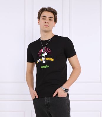 T-shirt męski Iceberg ze sklepu: Gomez Fashion Store w kategorii: T-shirty męskie - zdjęcie 874714-BD9-10338_II232M000009900