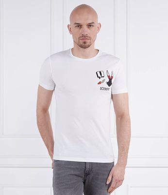 T-shirt męski Iceberg ze sklepu: Gomez Fashion Store w kategorii: T-shirty męskie - zdjęcie 874714-BD9-10338_II232M000018101
