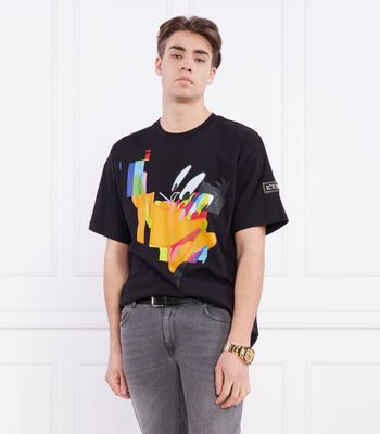 T-shirt męski Iceberg ze sklepu: Gomez Fashion Store w kategorii: T-shirty męskie - zdjęcie 874714-BD9-10338_II232M000025900