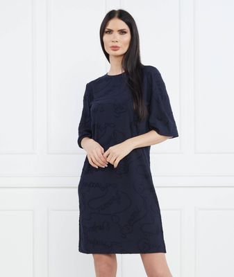 Sukienka na wiosnę Emporio Armani ze sklepu: Gomez Fashion Store w kategorii: Sukienki - zdjęcie 874714-BD9-10338_EW232W000024135