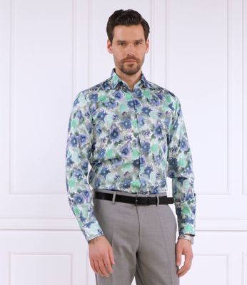 Koszula męska na wiosnę Karl Lagerfeld ze sklepu: Gomez Fashion Store w kategorii: Koszule męskie - zdjęcie 874714-BD9-10338_KL232M000075690