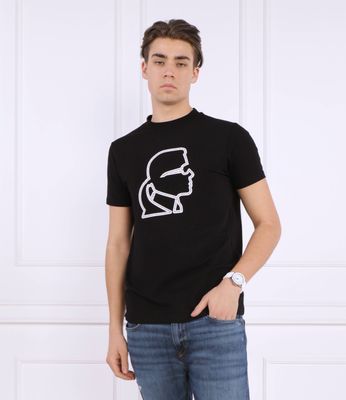 T-shirt męski na lato Karl Lagerfeld ze sklepu: Gomez Fashion Store w kategorii: T-shirty męskie - zdjęcie 874714-BD9-10338_KL232M000128990