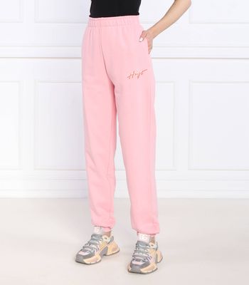 Spodnie damskie klasyczne HUGO ze sklepu: Gomez Fashion Store w kategorii: Spodnie damskie - zdjęcie 874714-BD9-10338_BU232W000050685