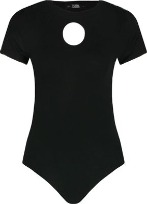 Bluzka damska casual Karl Lagerfeld ze sklepu: Gomez Fashion Store w kategorii: Bluzki damskie - zdjęcie 874714-BD9-10338_KL232W000030666