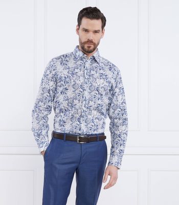 Koszula męska w stylu młodzieżowym Joop! Jeans ze sklepu: Gomez Fashion Store w kategorii: Koszule męskie - zdjęcie 874714-BD9-10338_JJ232M000067410