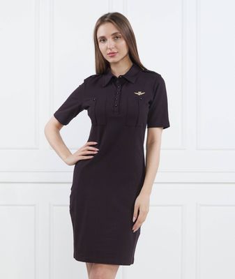 Sukienka Aeronautica Militare ze sklepu: Gomez Fashion Store w kategorii: Sukienki - zdjęcie 874714-BD9-10338_AM232W000026144