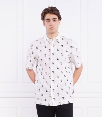 Karl Lagerfeld - Koszula męska jesienna ze sklepu: Gomez Fashion Store w kategorii: Koszule męskie - zdjęcie 874714-BD9-10338_KL232M000168007