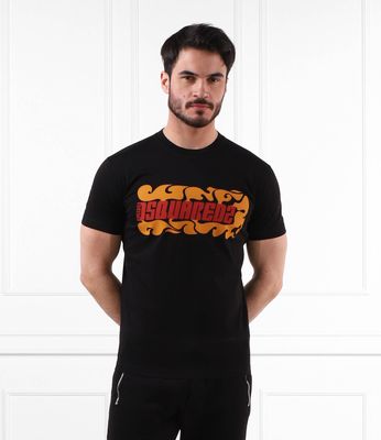 T-shirt męski Dsquared2 ze sklepu: Gomez Fashion Store w kategorii: T-shirty męskie - zdjęcie 874714-BD9-10338_DQ231M000042900