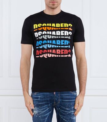 T-shirt męski Dsquared2 ze sklepu: Gomez Fashion Store w kategorii: T-shirty męskie - zdjęcie 874714-BD9-10338_DQ231M000044900