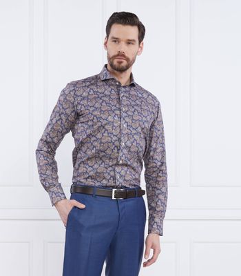 Koszula męska na wiosnę Emanuel Berg ze sklepu: Gomez Fashion Store w kategorii: Koszule męskie - zdjęcie 874714-BD9-10338_EG232M000005065