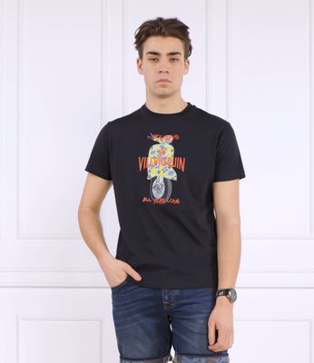 T-shirt męski Vilebrequin ze sklepu: Gomez Fashion Store w kategorii: T-shirty męskie - zdjęcie 874714-BD9-10338_VI232M000020390