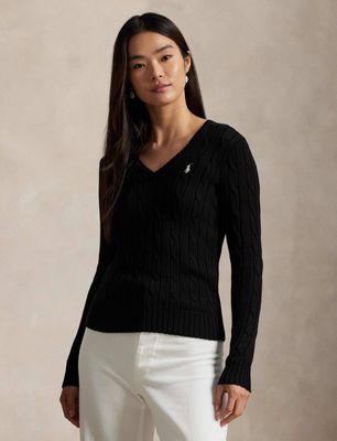 Sweter damski zimowy casualowy Polo Ralph Lauren ze sklepu: Gomez Fashion Store w kategorii: Swetry damskie - zdjęcie 874714-BD9-10338_PR232W000014G57