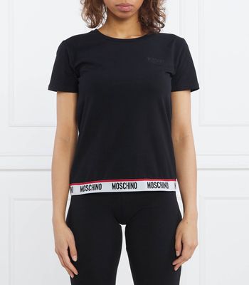 Bluzka damska sportowa Moschino Underwear ze sklepu: Gomez Fashion Store w kategorii: Bluzki damskie - zdjęcie 874714-BD9-10338_MU232W000003555