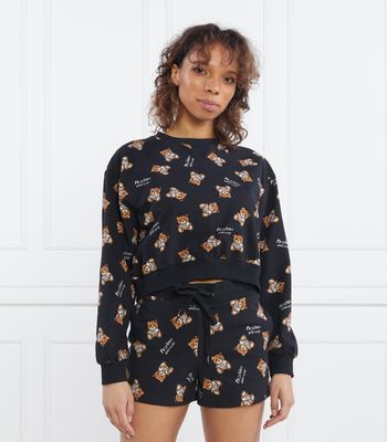 Piżama na wiosnę Moschino Underwear ze sklepu: Gomez Fashion Store w kategorii: Piżamy damskie - zdjęcie 874714-BD9-10338_MU232W000014155