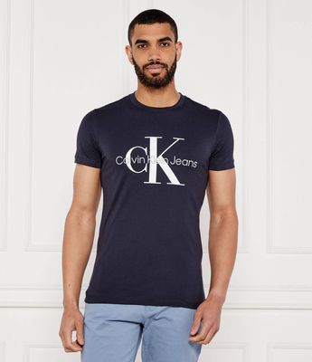 T-shirt męski na lato Calvin Klein Jeans ze sklepu: Gomez Fashion Store w kategorii: T-shirty męskie - zdjęcie 874714-BD9-10338_CJ232M000143192
