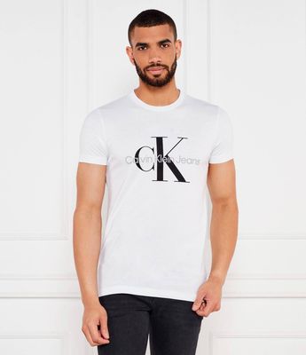 T-shirt męski na lato Calvin Klein Jeans ze sklepu: Gomez Fashion Store w kategorii: T-shirty męskie - zdjęcie 874714-BD9-10338_CJ232M000143210