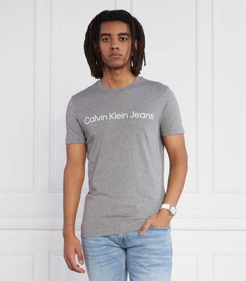 Calvin Klein Jeans - T-shirt męski na lato ze sklepu: Gomez Fashion Store w kategorii: T-shirty męskie - zdjęcie 874714-BD9-10338_CJ232M000146204