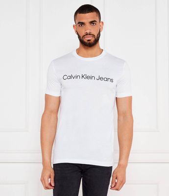 T-shirt męski na lato Calvin Klein Jeans ze sklepu: Gomez Fashion Store w kategorii: T-shirty męskie - zdjęcie 874714-BD9-10338_CJ232M000146210