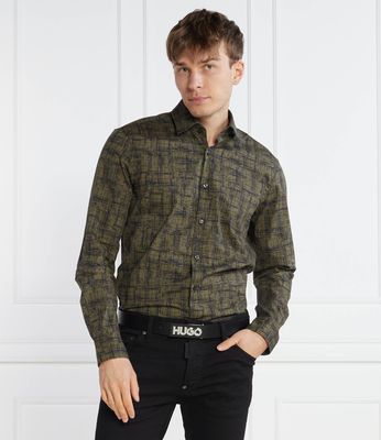 Koszula męska jesienna HUGO ze sklepu: Gomez Fashion Store w kategorii: Koszule męskie - zdjęcie 874714-BD9-10338_BU234M000025345