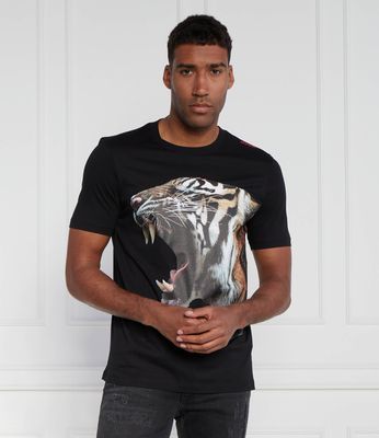 HUGO - T-shirt męski letni ze sklepu: Gomez Fashion Store w kategorii: T-shirty męskie - zdjęcie 874714-BD9-10338_BU234M000084001
