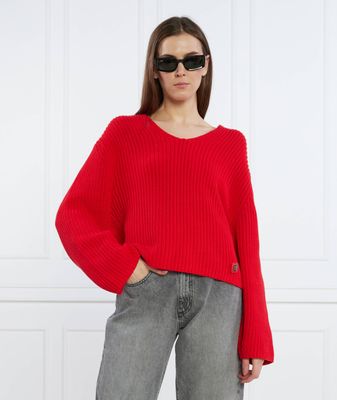 Sweter damski HUGO ze sklepu: Gomez Fashion Store w kategorii: Swetry damskie - zdjęcie 874714-BD9-10338_BU234W000054693